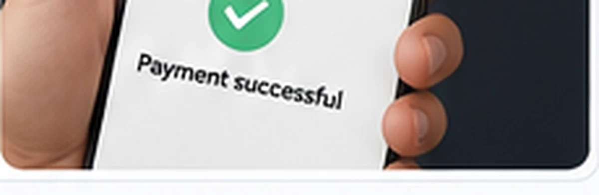 Mobile confirmation of a successful Neosurf casino deposit